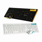 Royche  Wireless Ultra Slim Keyboard and Rounding Fancy Mouse Combo