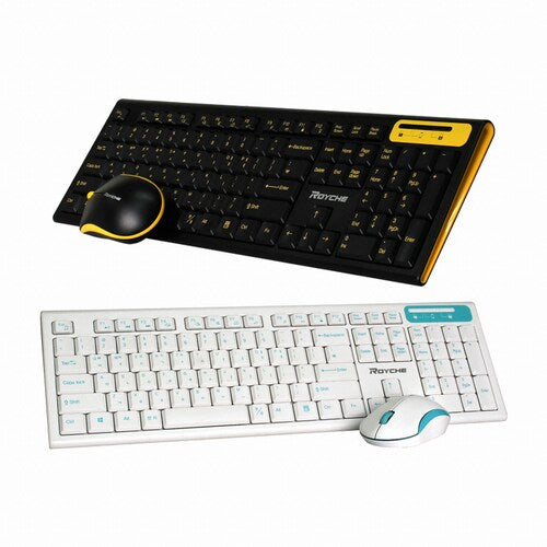 Royche  Wireless Ultra Slim Keyboard and Rounding Fancy Mouse Combo