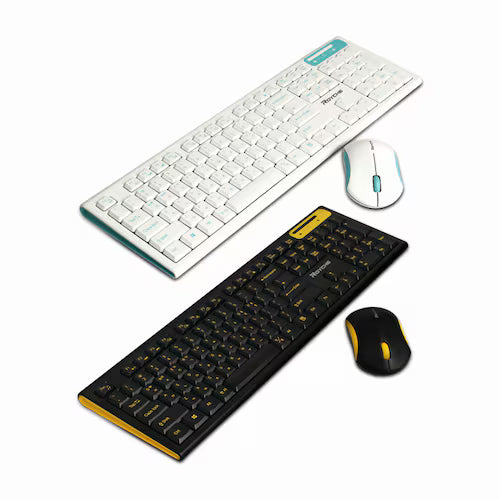 Royche  Wireless Ultra Slim Keyboard and Rounding Fancy Mouse Combo