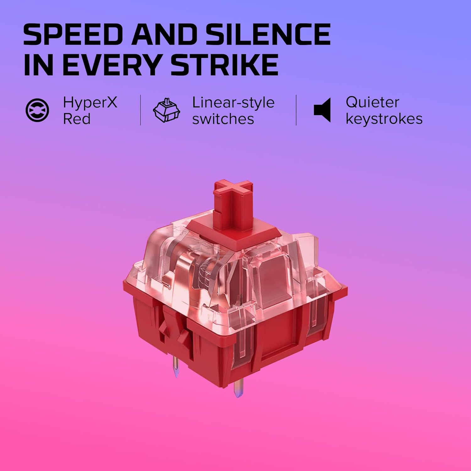 HyperX Alloy Origins Core TKL Mechanical Gaming Keyboard  Blue Clicky Switches