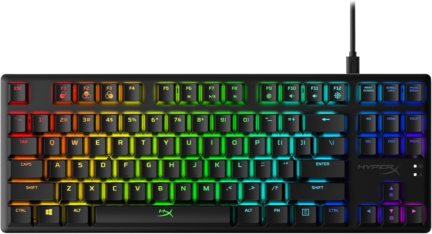 HyperX Alloy Origins Core TKL Mechanical Gaming Keyboard  Blue Clicky Switches