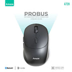 Probus A720 Triple Connection Rechargeable Wireless Mouse – Bluetooth, 2.4GHz USB & Type-C