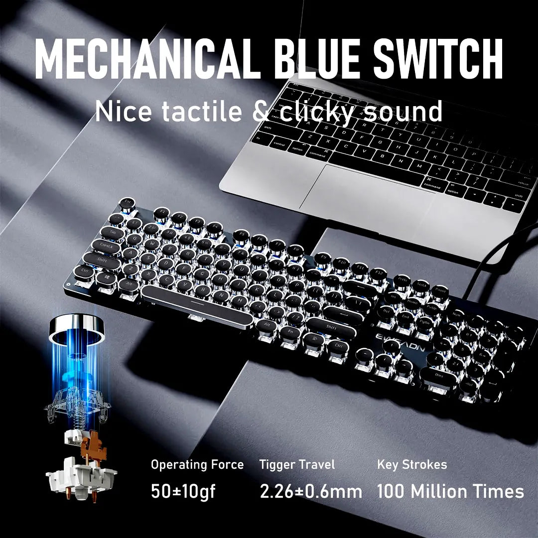 EWEADN 100% RGB MECHANICAL KEYBOARD