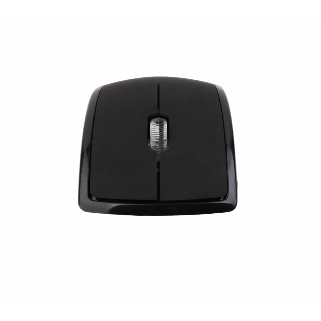 Foldable Optical Arc 2.4G Wireless Mouse-Black and Silver