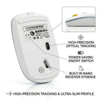 Hush Vibe Slim Wireless Mouse - Silent & Rechargeable