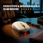 Hush Vibe Slim Wireless Mouse - Silent & Rechargeable
