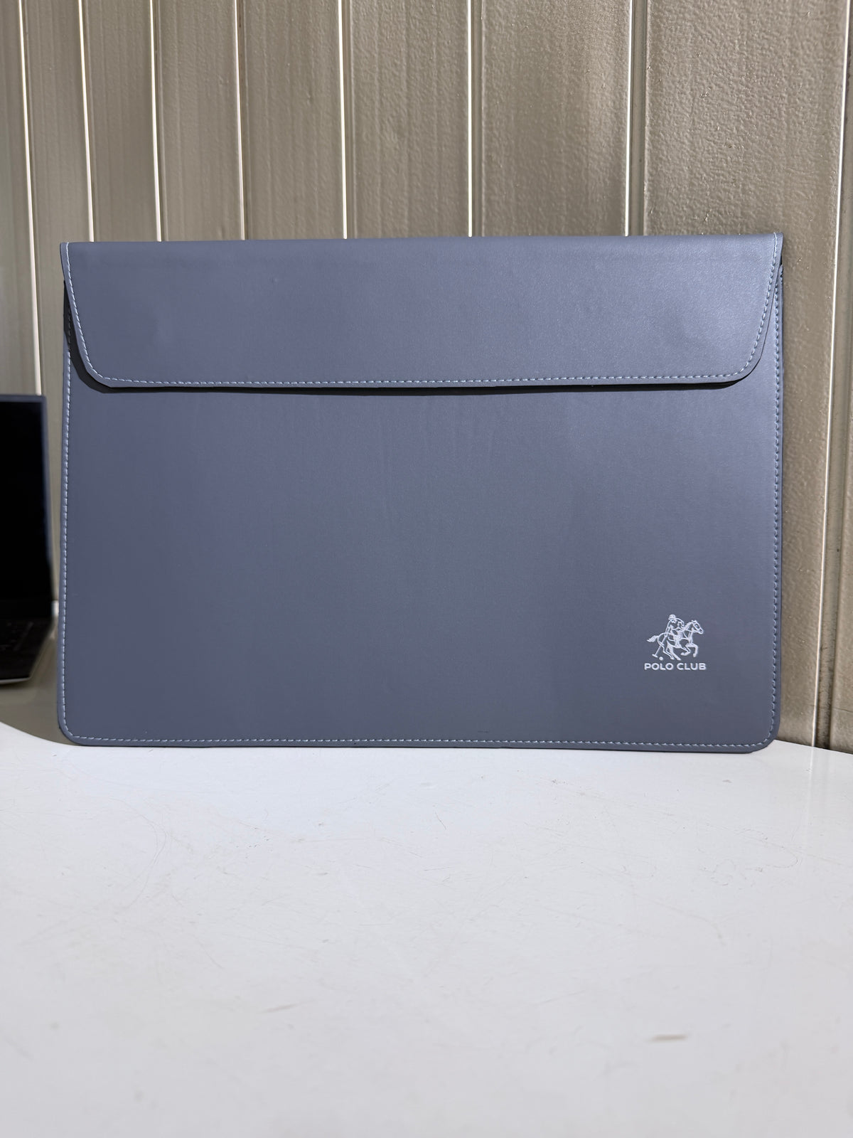 Premium Quality Polo Club Leather Laptop Sleeve (14-Inch). MAGNET