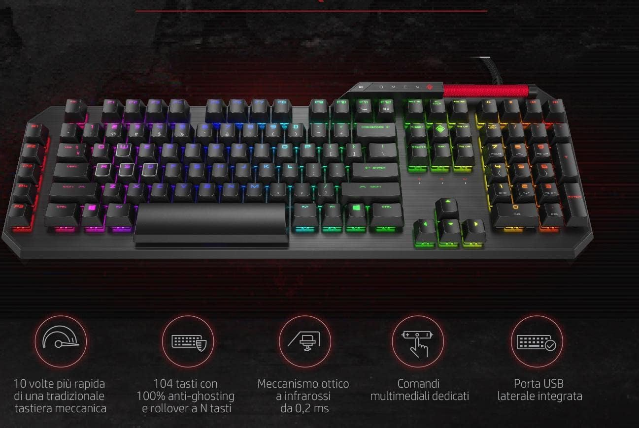 HP OMEN SEQUENCER OPTICAL MECHANICAL GAMING KEYBOARD