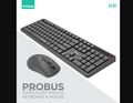 Probus Super Silent Wireless Keyboard & Mouse Combo | A742