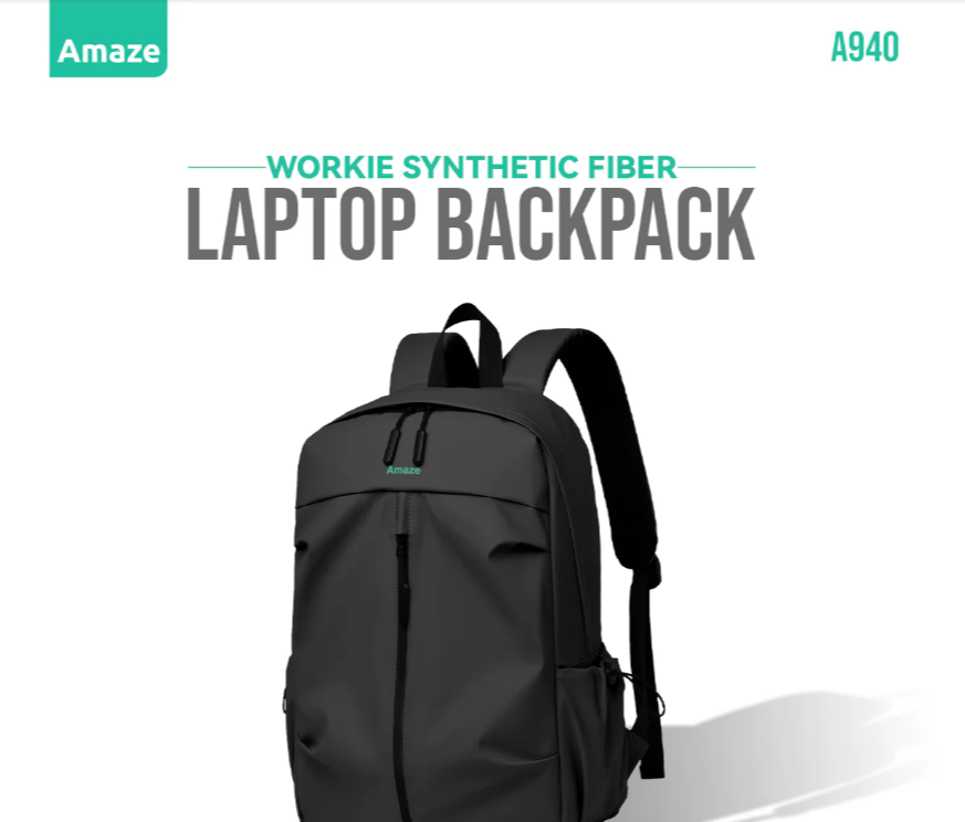 Workie Synthetic Fiber Laptop Backpack | A940