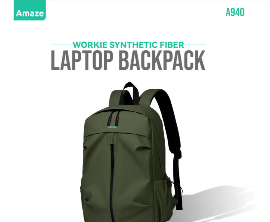Workie Synthetic Fiber Laptop Backpack | A940