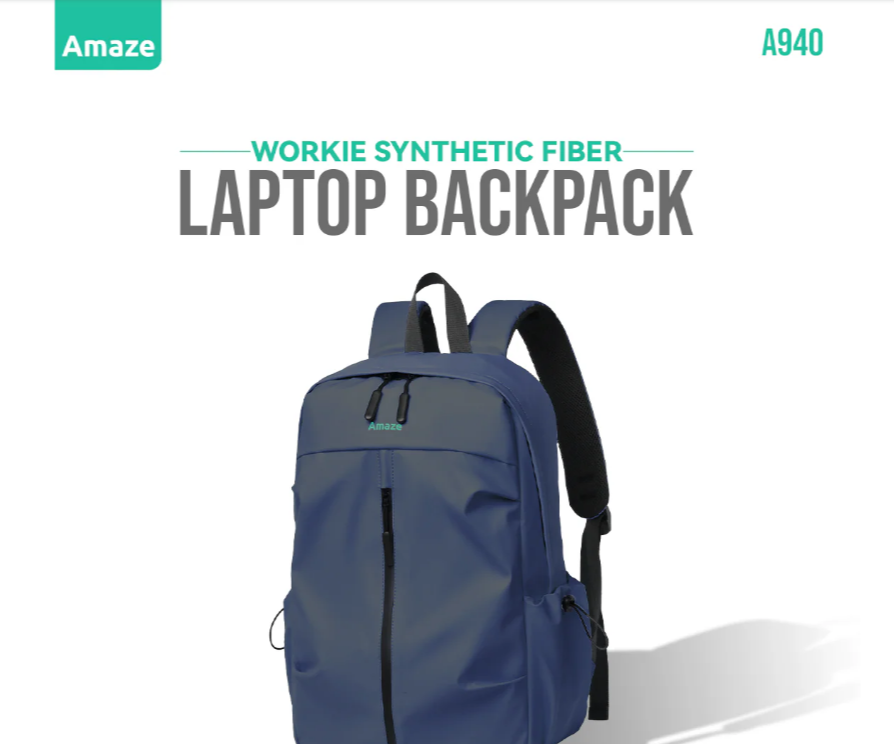 Workie Synthetic Fiber Laptop Backpack | A940