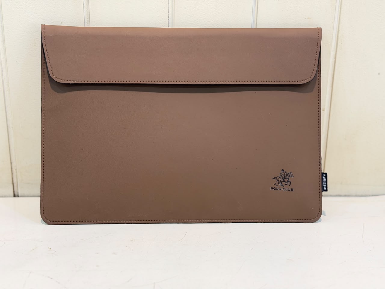 Premium Quality Polo Club Leather Laptop Sleeve (14-Inch). MAGNET