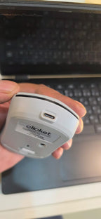 Clicket Dual Mode Wireless Rechargeable Mouse (BLUETOOTH+USB+RECHARGEABLE)