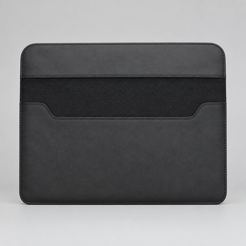 **Laptop Channel Signature™ 14-Inch Premium Magnetic Laptop Sleeve | Luxury Synthetic Edition**