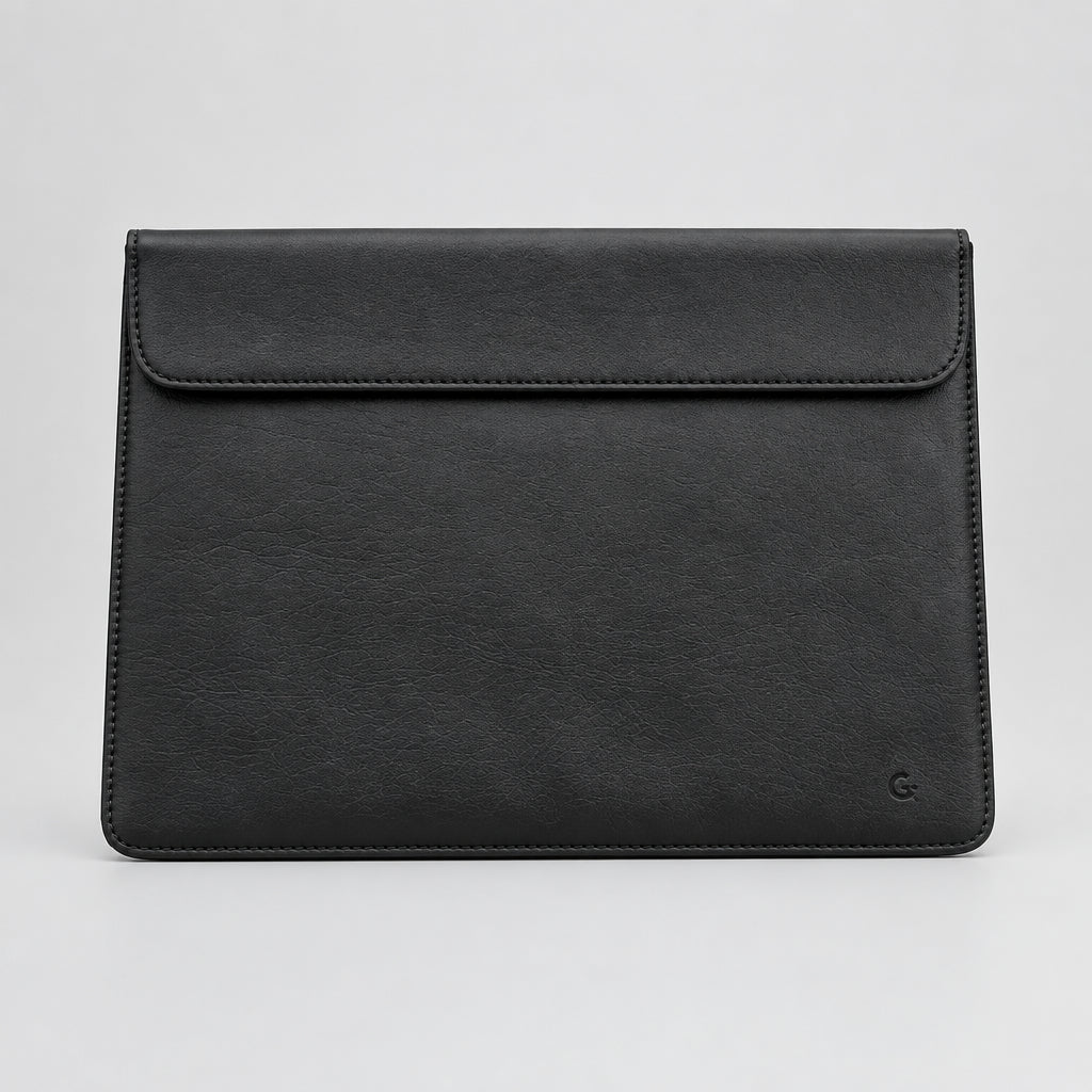 **Laptop Channel Signature™ 14-Inch Premium Magnetic Laptop Sleeve | Luxury Synthetic Edition**