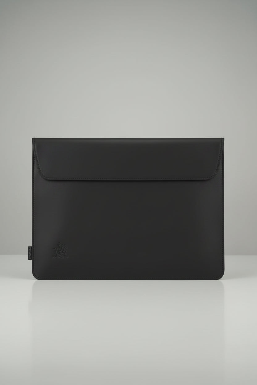 Premium Quality Polo Club Leather Laptop Sleeve (14-Inch). MAGNET