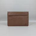 Laptop Channel Signature Edition – 14″ 100% Genuine Leather Handmade Laptop Sleeve Brown | Magnetic Shutter